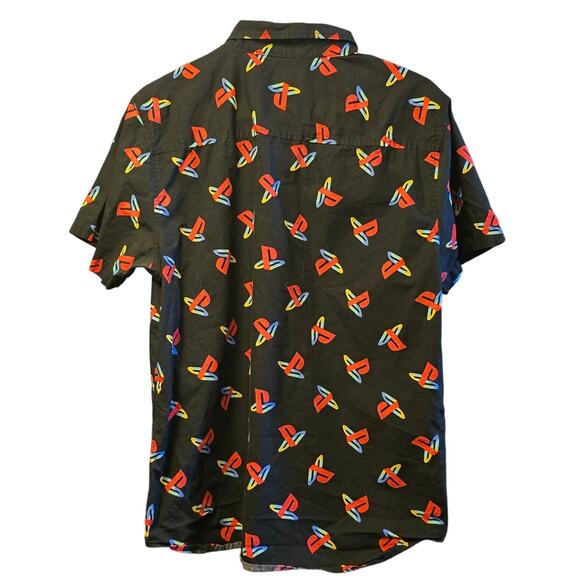 Playstation Button Down Shirt - Gamer Style - Picture 2 of 4